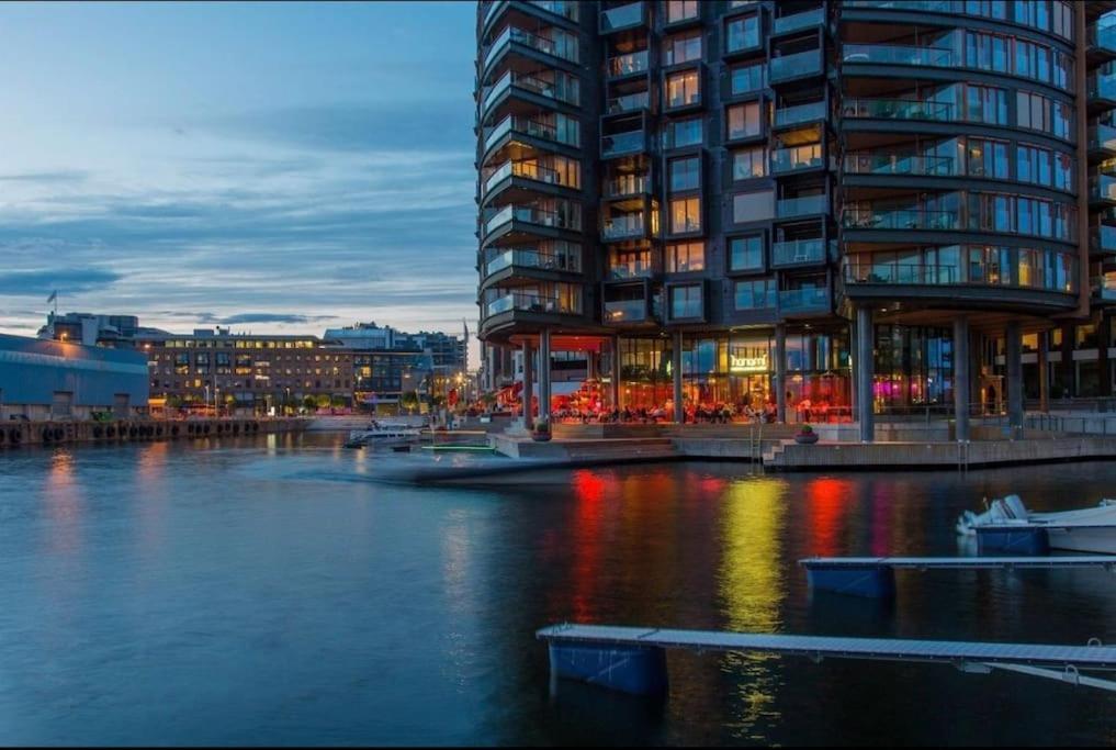 奥斯陆Aker Brygge - Sjoside Hjem - Sentral Beliggenhet公寓 外观 照片