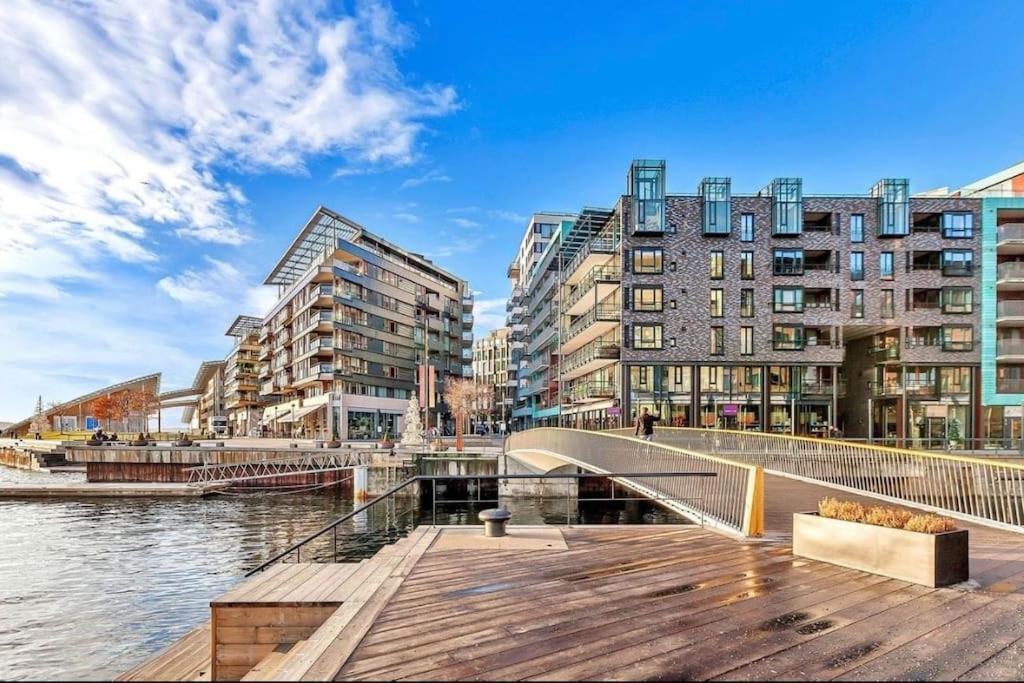 奥斯陆Aker Brygge - Sjoside Hjem - Sentral Beliggenhet公寓 外观 照片