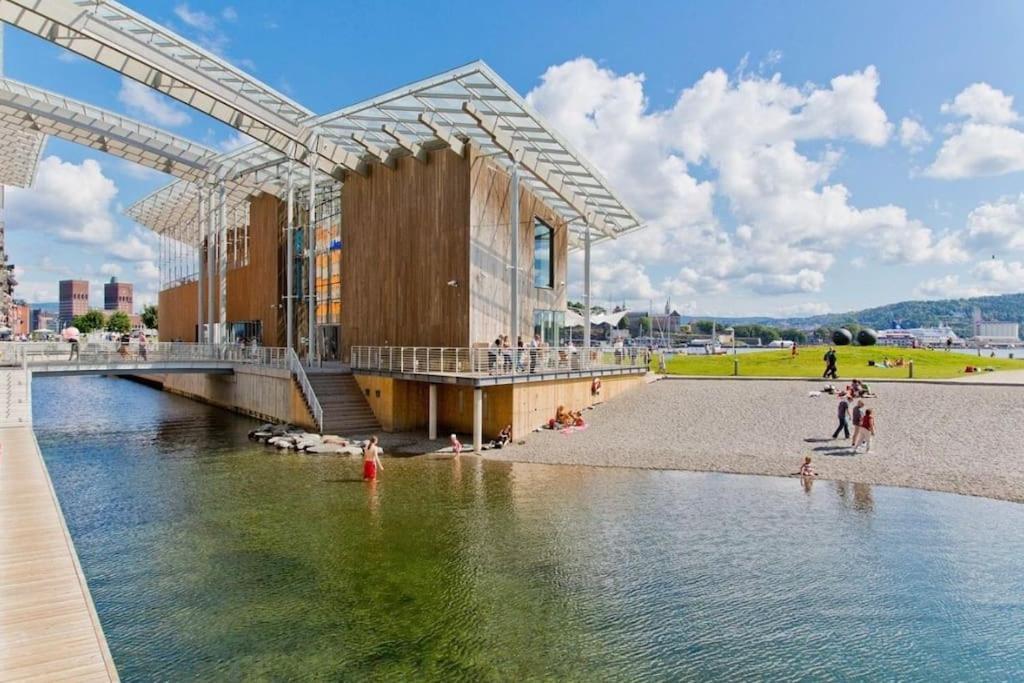奥斯陆Aker Brygge - Sjoside Hjem - Sentral Beliggenhet公寓 外观 照片